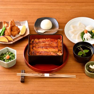 【鰻重・ふぐMIX】上・玄鰻(げんまん)コース【竹】全7品 のイメージ画像