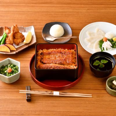 【鰻重・ふぐMIX】国産特上・玄鰻(げんまん)コース【竹】全7品 のイメージ画像